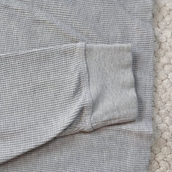 American Outdoorsman Men’s Gray Waffle-Knit Thermal Shirt — Long Sleeve, 2XL - Picture 6 of 6